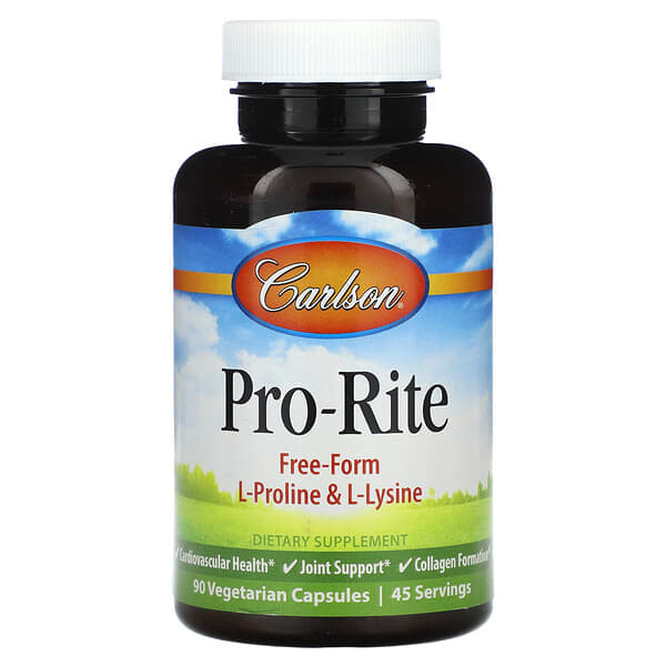 Carlson, Pro-Rite, 90 粒素食膠囊