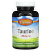 Taurina, Suplemento alimentario, 1000 mg, 100 cápsulas