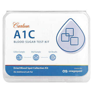 Carlson, A1C, Blood Sugar Test Kit, 1 Kit