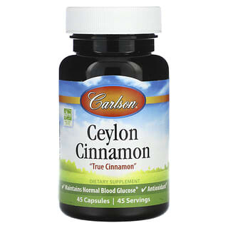 Carlson, Cannelle de Ceylan, 45 capsules