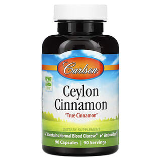 Carlson, Ceylon Cinnamon, 90 Capsules