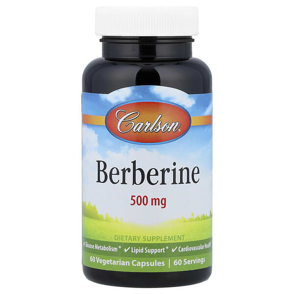 Berberine, 500 mg, 60 Vegetarian Capsules