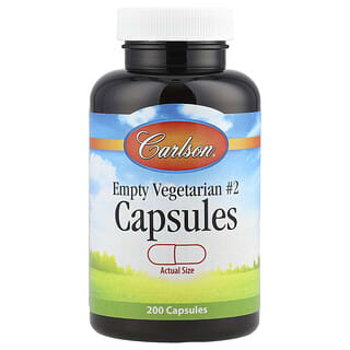 Carlson, Capsule vegetariane vuote n. 2, 200 capsule