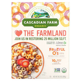 Cascadian Farm, Органические хлопья Fruitful O's, 289 г (10,2 унции)