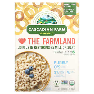 Cascadian Farm, Органические хлопья Purely O's, 243 г (8,6 унции)