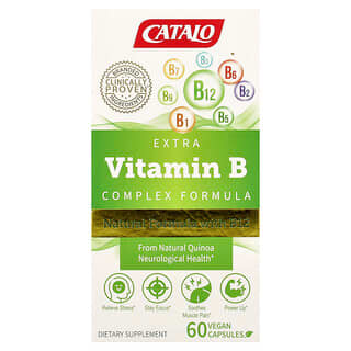 CATALO, Formule au complexe de vitamines B, 60 capsules véganes