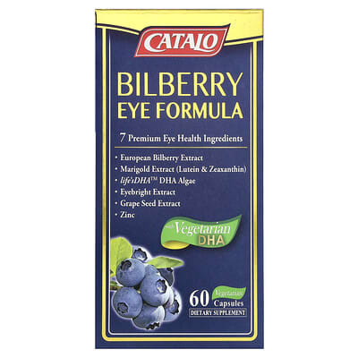 CATALO, Bilberry Eye Formula, 60 Vegetarian Capsules