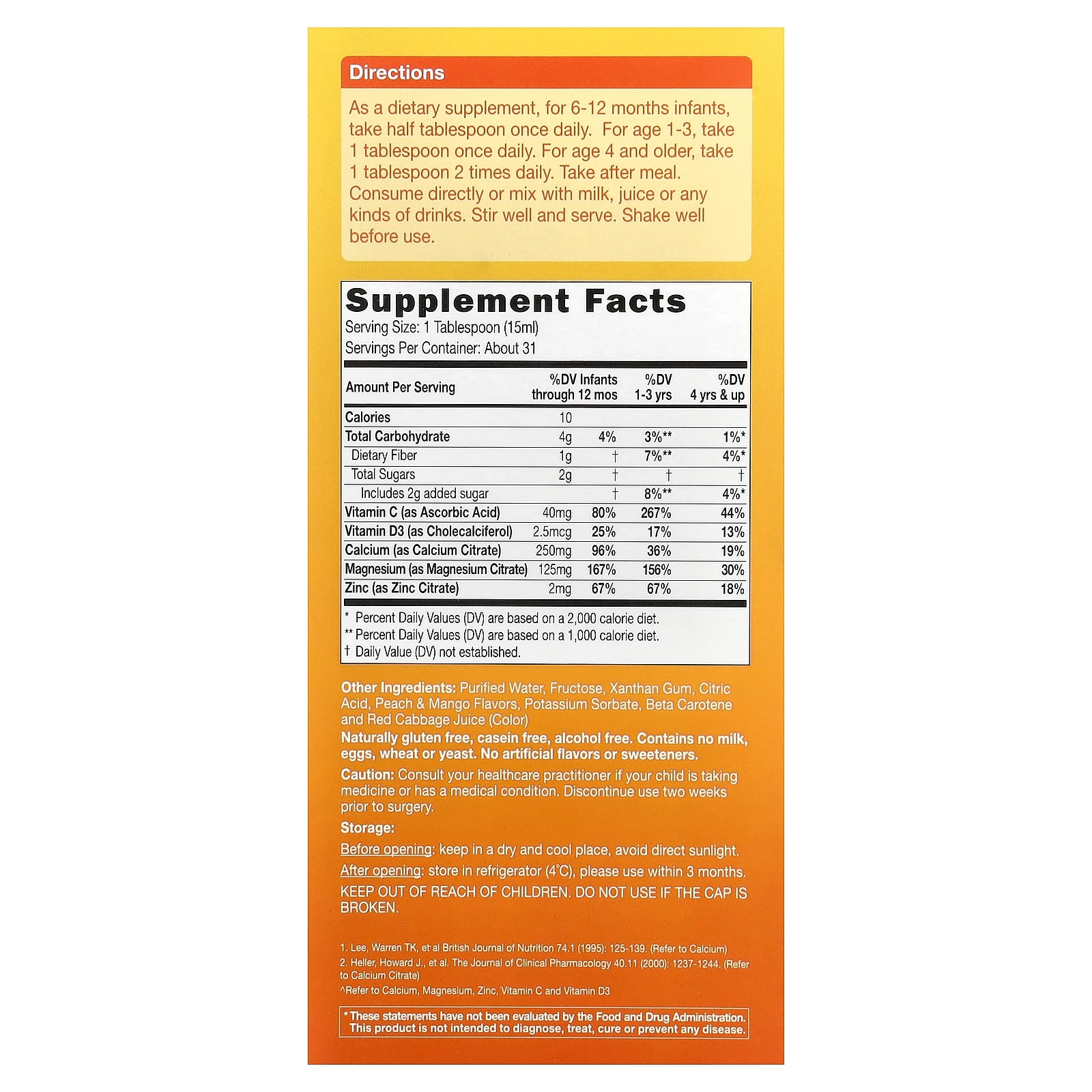 Photo 2 of the CATALO Pure Marine Magnesium label