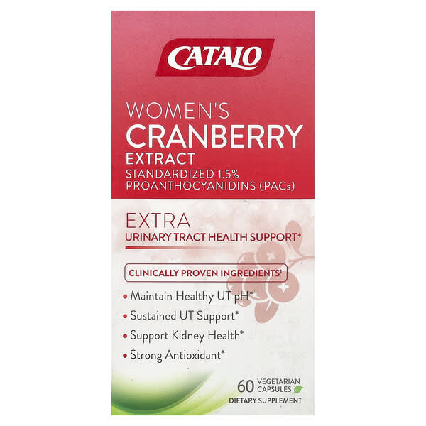 Women's Cranberry Extract, 60 Vegetarian Capsules (300 mg per Capsule)