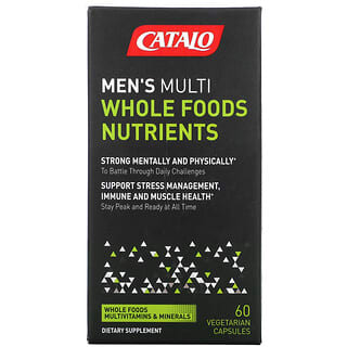 Catalo Naturals, Men's Multi, Whole Food Nutrients, Multivitamin für Männer, Vollwertnährstoffe, 60 pflanzliche Kapseln