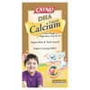 DHA Liquid Calcium with Omega-3, Magnesium, Zinc & D3, Peach & Mango , 8 fl oz (240 ml)