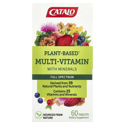 CATALO, Mineral Plant-Based Multivitamin, 60 Tablets