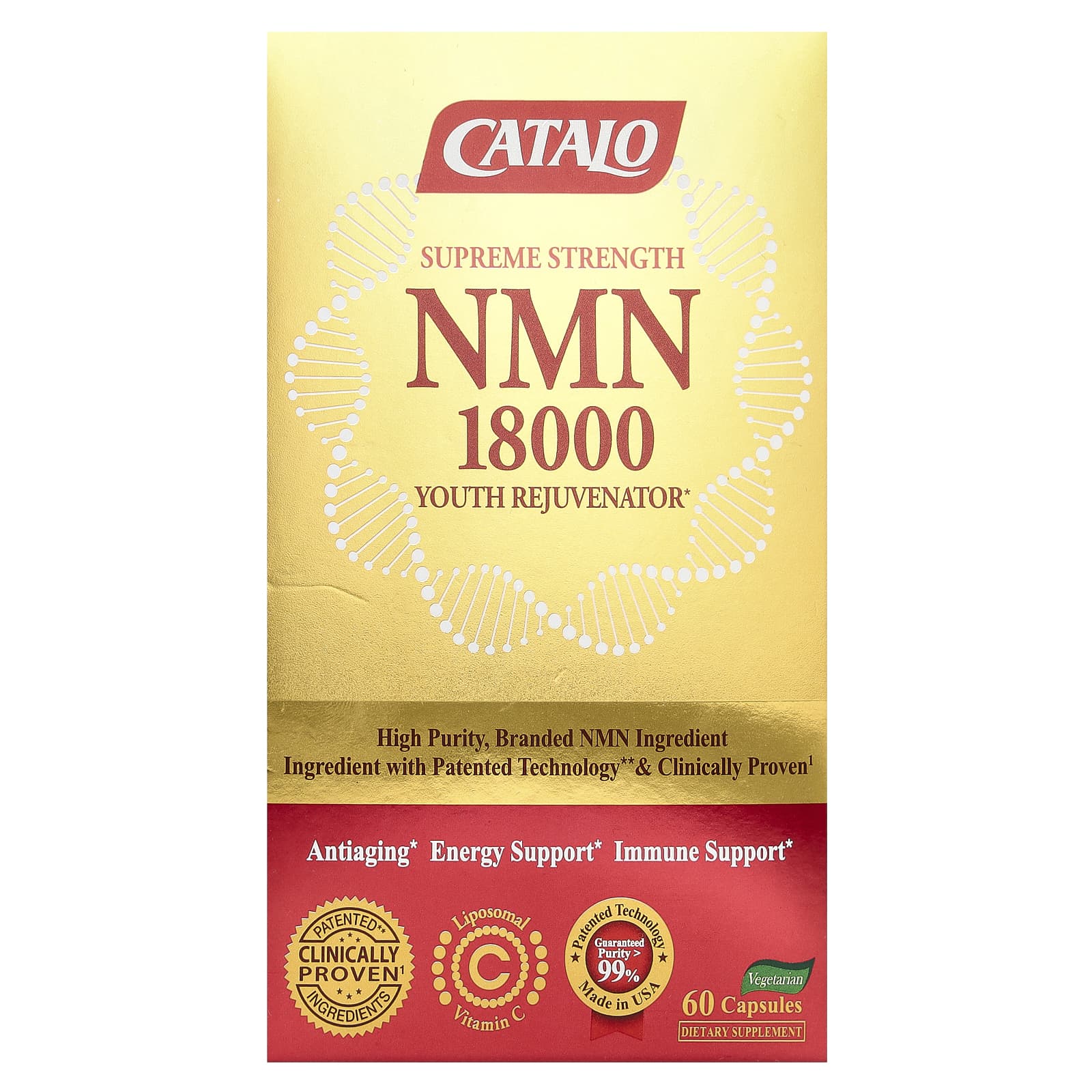 NMN 18000 Youth Rejuvenator, Supreme Strength, 60 Capsules