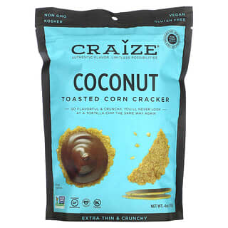 Craize, Toasted Corn Cracker, Coconut, 4 oz (113 g)