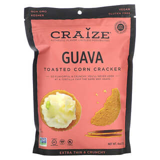 Craize, Toasted Corn Cracker, Guava, 4 oz (113 g)