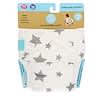 Reusable Diapering System, One Size, Twinkle Little Star Grey, 1 Diaper