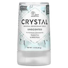 Crystal, Mineral Deodorant Stick, Unscented, 1.5 oz (40 g)