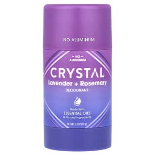 CRYSTAL, Deodorante arricchito con magnesio, lavanda e rosmarino, 70 g