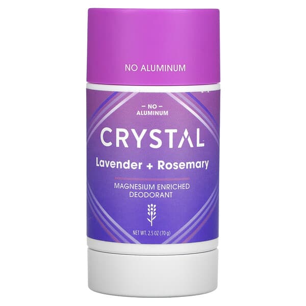 Crystal, Desodorante Enriquecido com Magnésio, Lavanda + Alecrim, 70 g (2,5 oz)