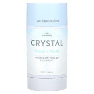 Crystal, Magnesium Enriched Deodorant, Clean + Fresh, 2.5 oz (70 g)