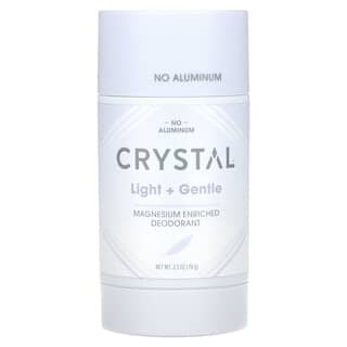 CRYSTAL, Magnesium Enriched Deodorant, Light + Gentle, 2.5 oz (70 g)