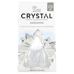 Crystal, ミネラルデオドラントストーン、無香料、140g（5オンス）