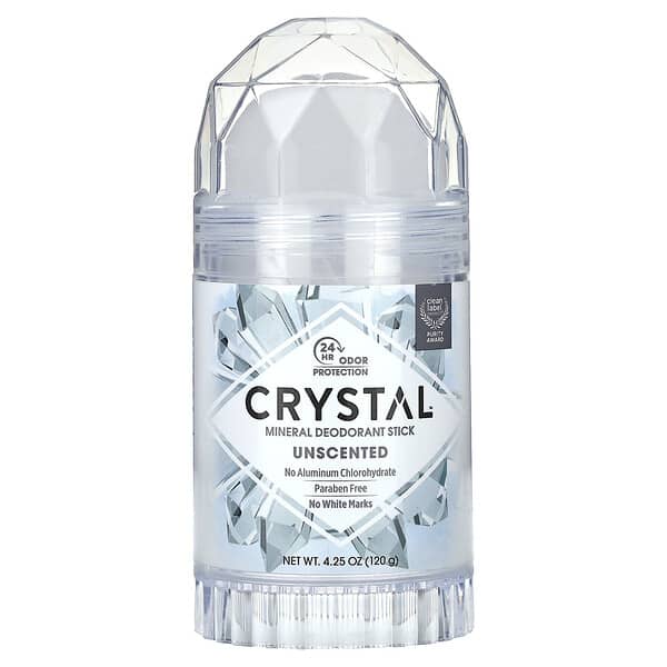 CRYSTAL, мінеральний дезодорант-стік, без запаху, 120 г (4,25 унції)