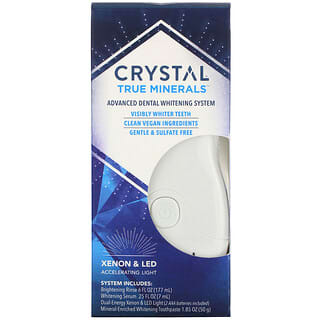 CRYSTAL, Advanced Dental Whitening System, Xenon & LED, 4 Piece Kit
