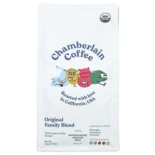 Chamberlain Coffee, Mélange familial original, Moulu, Torréfaction moyenne, 340 g