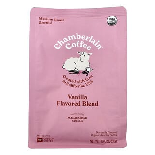 Chamberlain Coffee, Luomu Arabica-kahvi, jauhettu, keskipaahtoinen, vanilja, 283 g