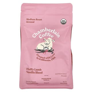 Chamberlain Coffee, Fluffy Lamb Vanilla Blend, Ground, Medium Roast , 12 oz (340 g)