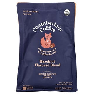 Chamberlain Coffee, Mistura de Avelã Witty Fox, Moída, Torra Média, 340 g (12 oz)