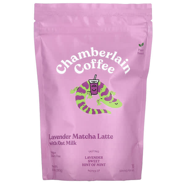 Chamberlain Coffee, 라벤더 말차 라떼, 283g(10oz)