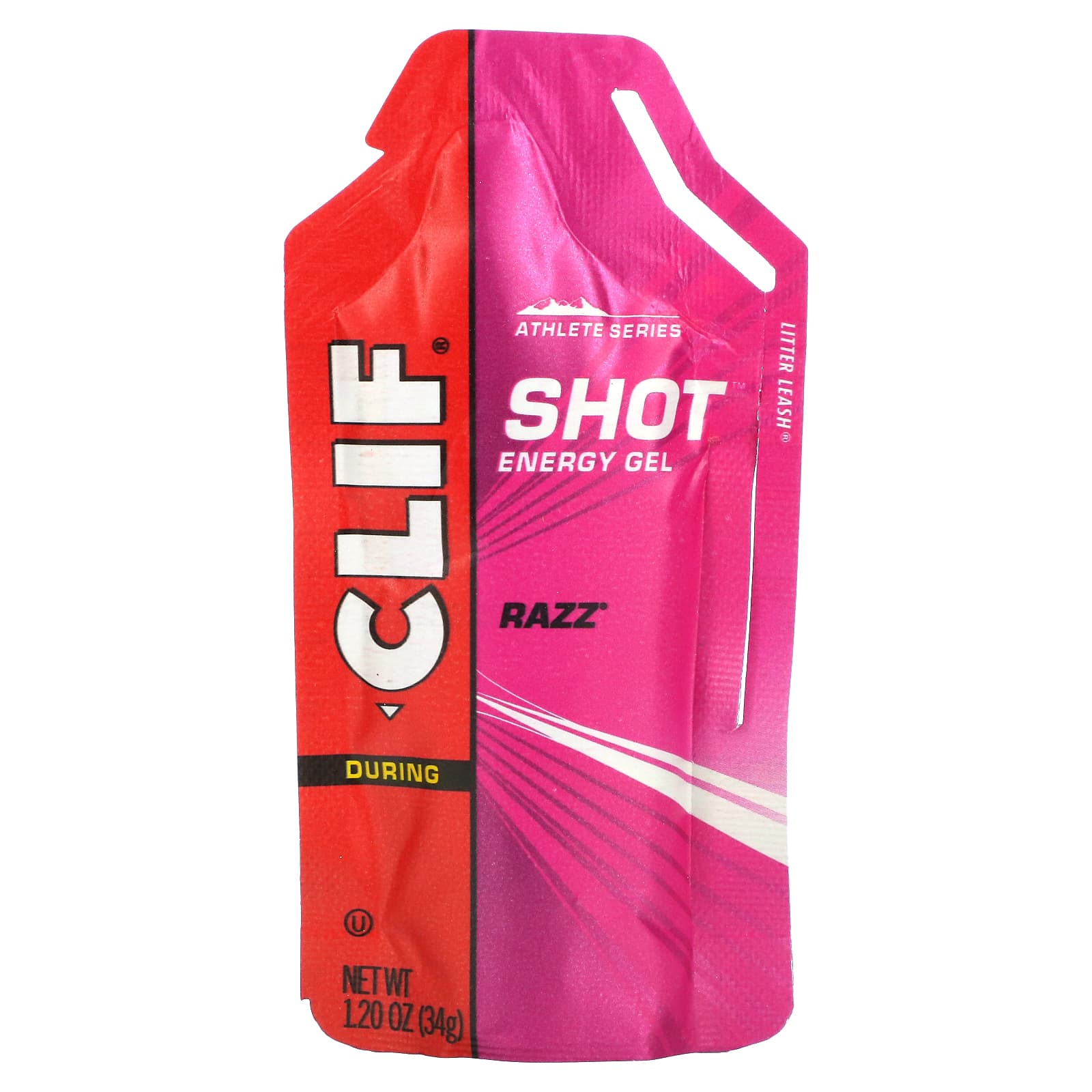 Clif Bar, Shot, Gel Energizante, Razz, 24 paquetes, 1.20 oz (34 g) cada