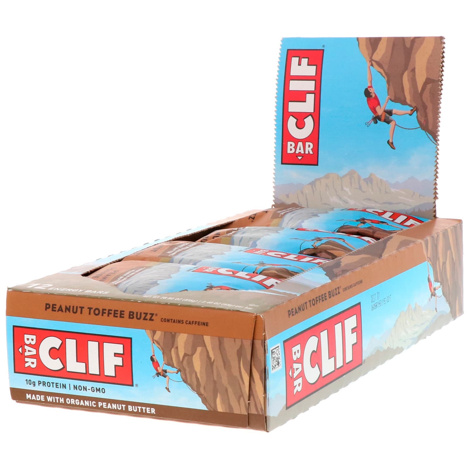 Clif Bar エナジーバー Peanut Toffee Buzz ピーナッツトフィーバズ 12本 各68g 2 40オンス