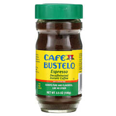 Café Bustelo, Espresso, растворимый кофе без кофеина, 3,5 унции (100 г)