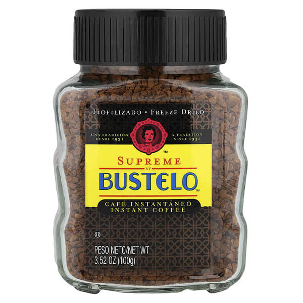 Café Bustelo, Supreme by Bustelo™ 동결건조 인스턴트 커피, 100g(3.52oz)