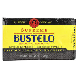 Café Bustelo, Supreme by Bustelo, Espresso Style Ground Coffee, gemahlener Kaffee nach Espresso-Art, 283 g (10 oz.)