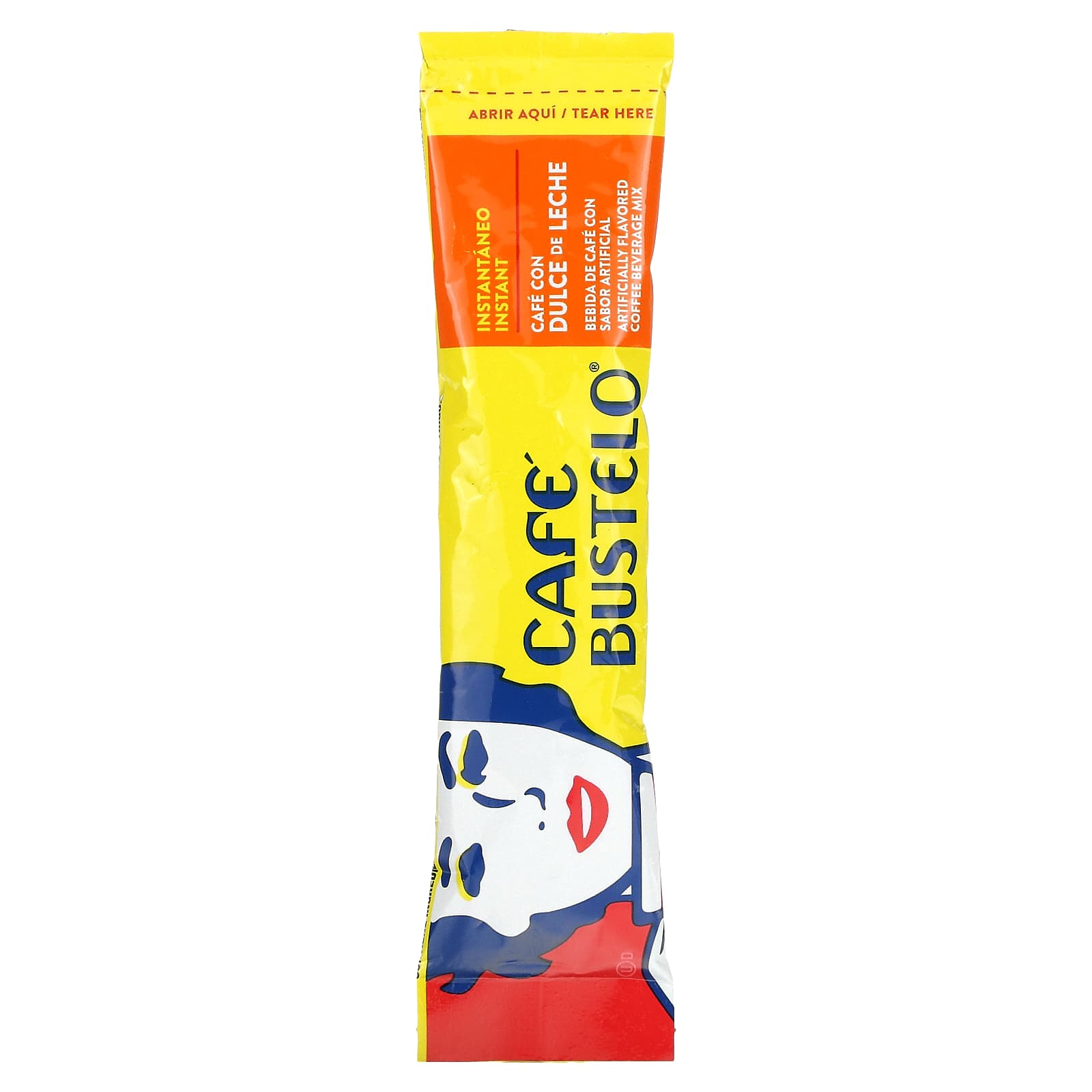 Café Bustelo, Instant Coffee, Dulce De Leche, 5 Packets, 0.59 oz (17 g