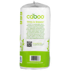 Caboo‏, مناديل استحمام من الخيزران ، 4 لفافات مزدوجة