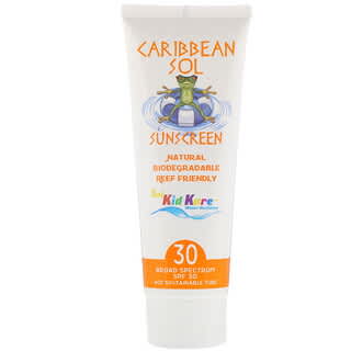 Caribbean Solutions, Sol Kid Kare, Sunscreen, SPF 30, 4 oz