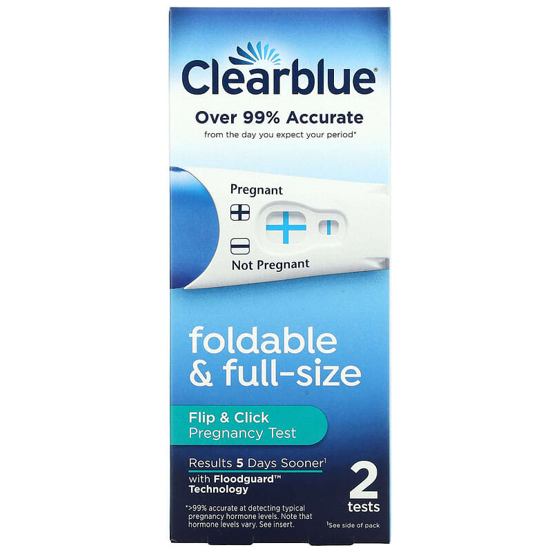  Prueba de embarazo Clear Blue Flip & Click, 2 pruebas
