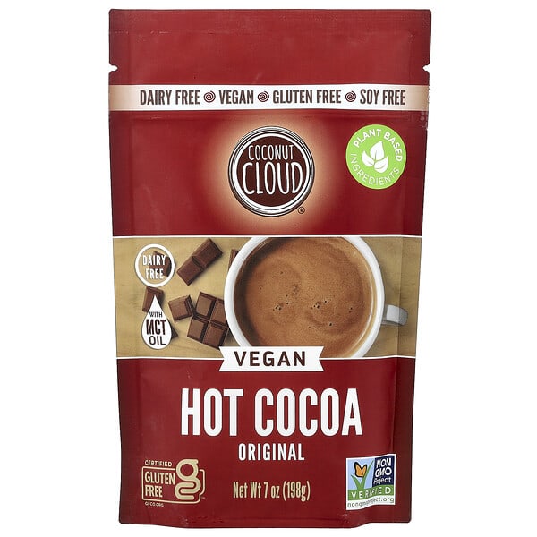 Coconut Cloud, 비건 핫 코코아, 오리지널, 198g(7oz)