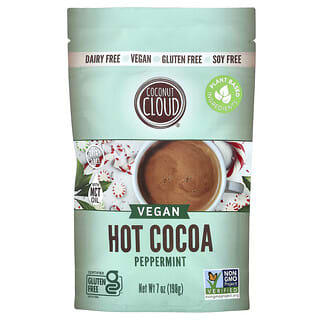 Coconut Cloud, Vegan Hot Chocolate, Peppermint, 7 oz (198 g)