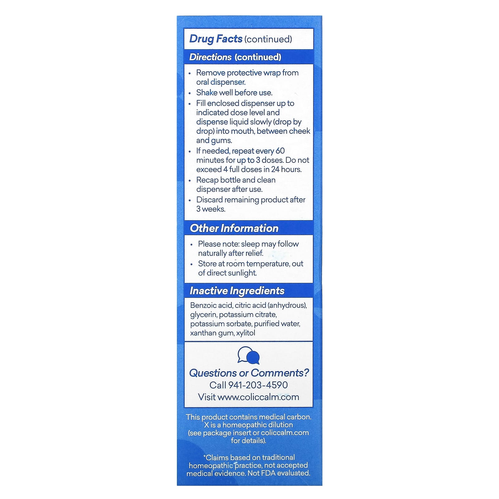 Colic Calm, Colic, Gas & Reflux, 2 fl oz (59 ml)