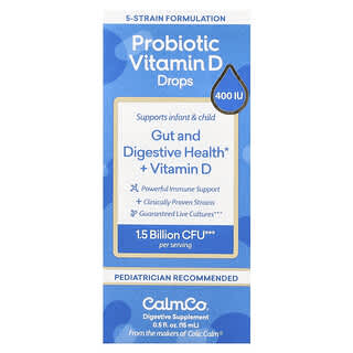 Colic Calm, Probiyotik D Vitamini Damlaları, 0,5 fl oz (15 ml)