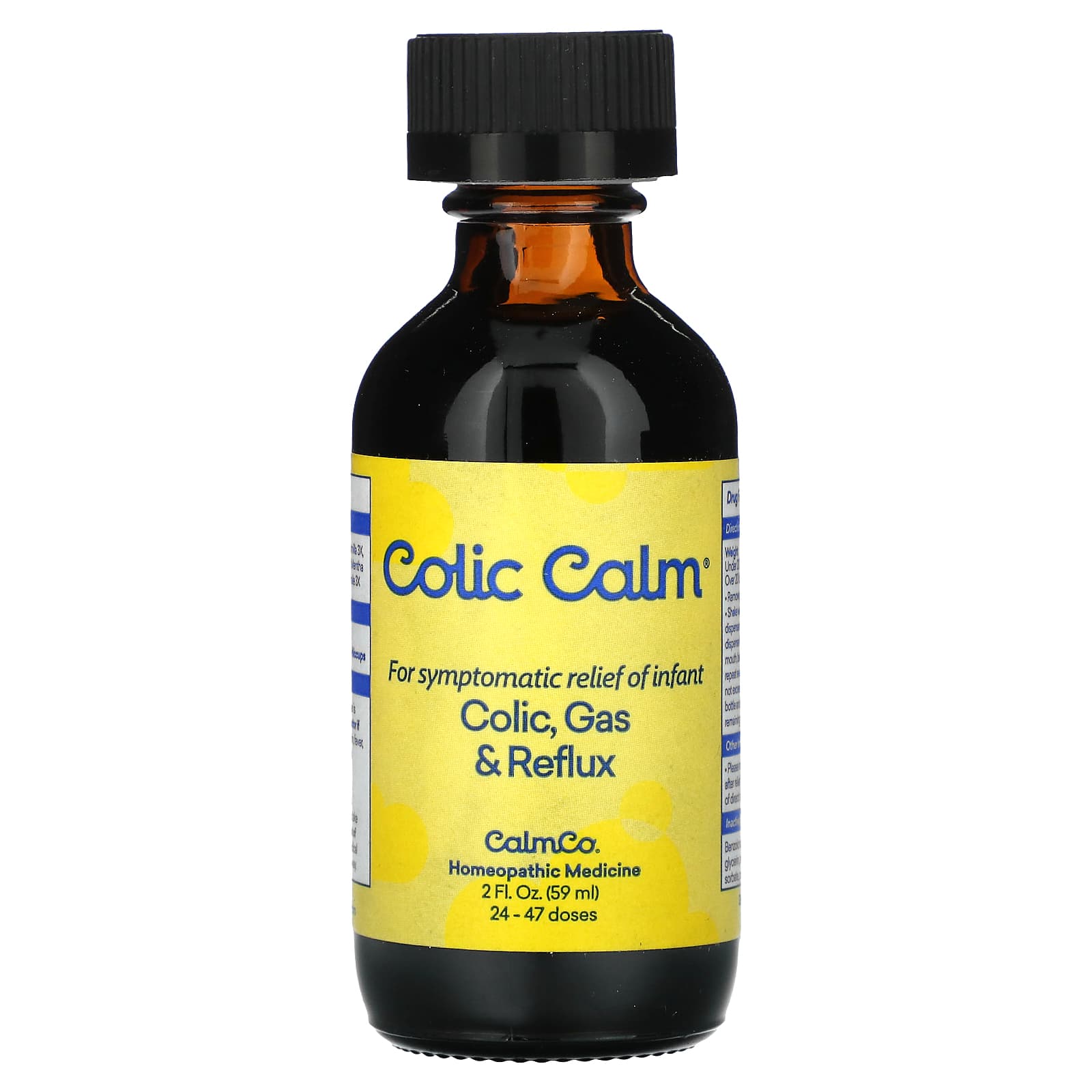 Colic Calm Colic Gas And Reflux For Infants 2 Fl Oz 59 Ml