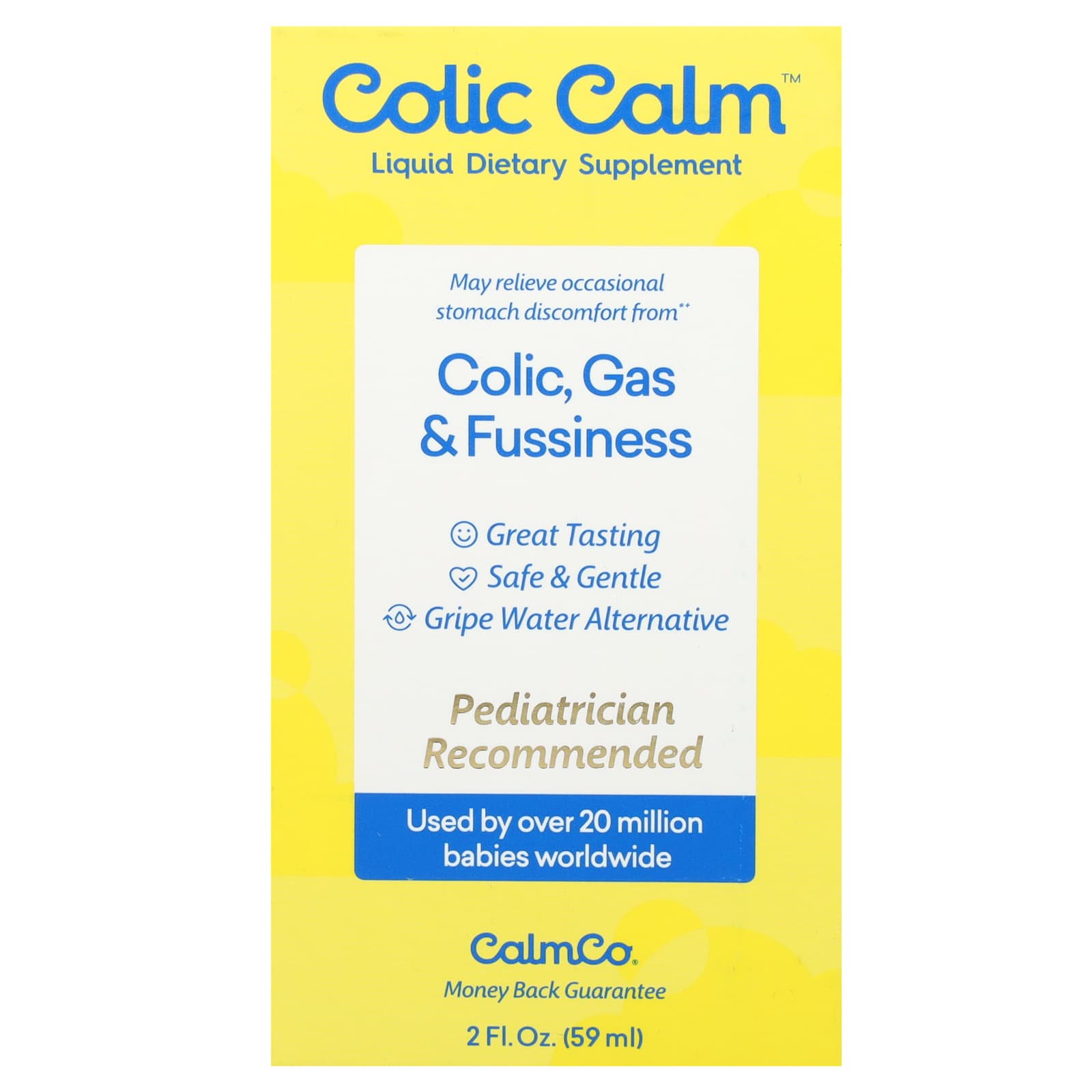 Colic Calm, Colic, Gas & Reflux, For Infants, 2 fl oz (59 ml)