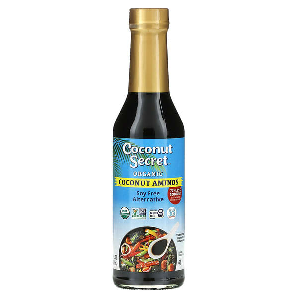 Coconut Secret‏, الأحماض الأمينية لجوز الهند العضوي، بديل صلصة الصويا خالٍ من الصويا، 8 أونصات سائلة (237 مل)