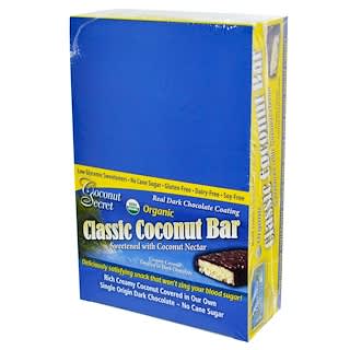 Coconut Secret, Organic, Classic Coconut Bar, 12 Bars, 1.75 oz (50 g) Each